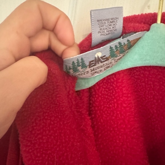 Eastern mountain sports women’s medium quarter zip fleece red - Picture 3 of 12